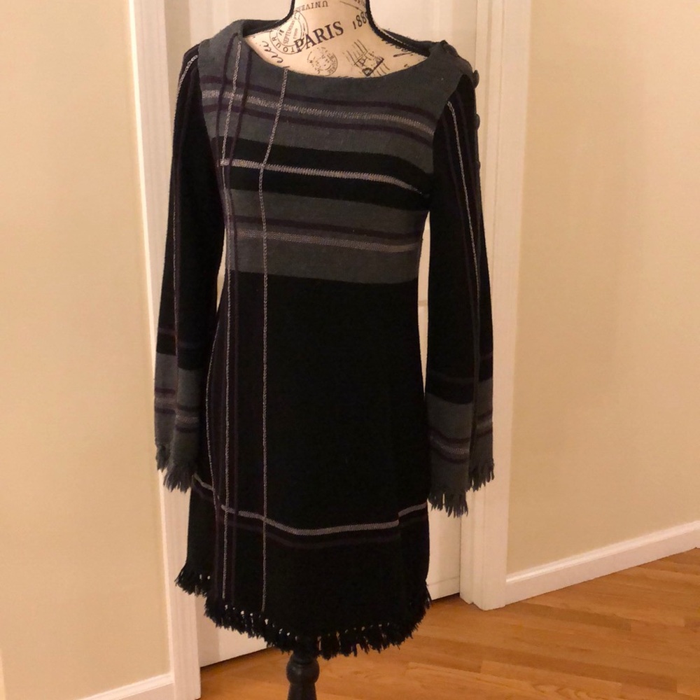 Nanette Lepore Plaid Mixture Short Casual Dress